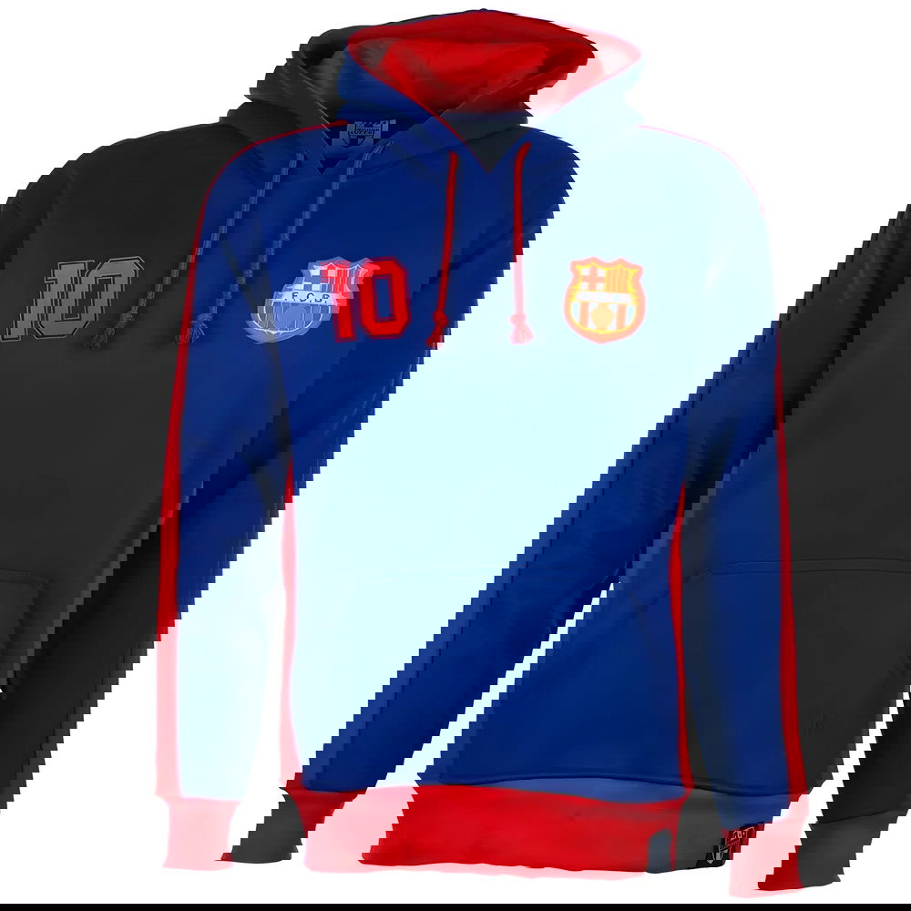 Barcelona Number 10 Retro Hoodie