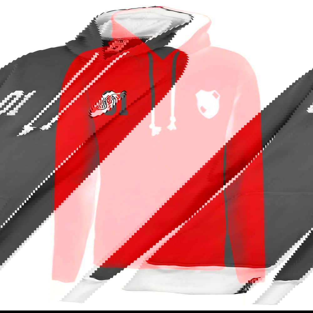 Riverplate Number 01 Retro Hoodie