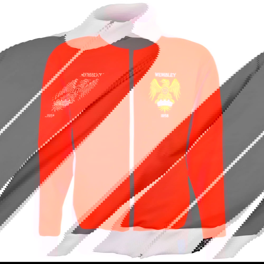 Manchester Reds 1958 style Retro Track Top