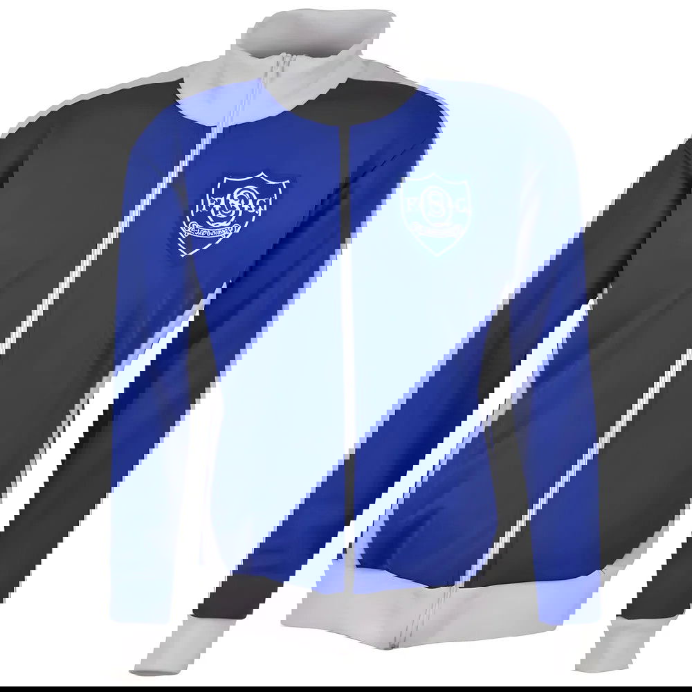 Queen of the South Track Top - Royal/White