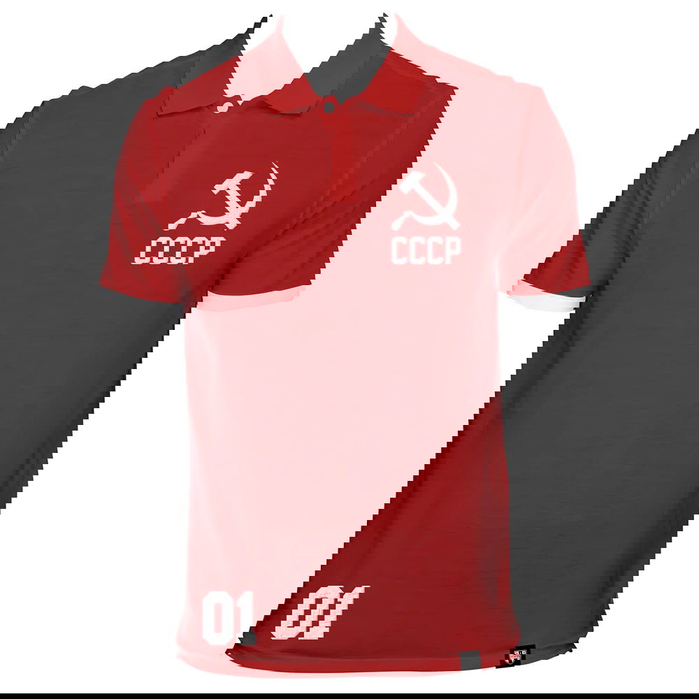 Soviet Union (CCCP) Number 01 Red Polo