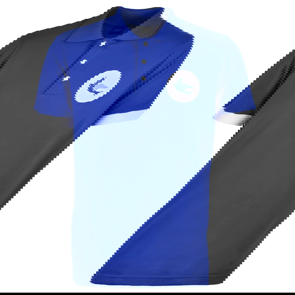 Cardiff City Royal/White Polo