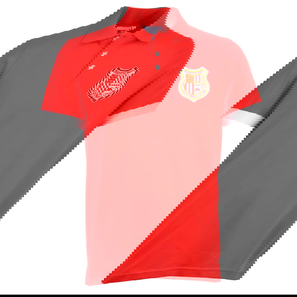 Brentford Red/White Polo