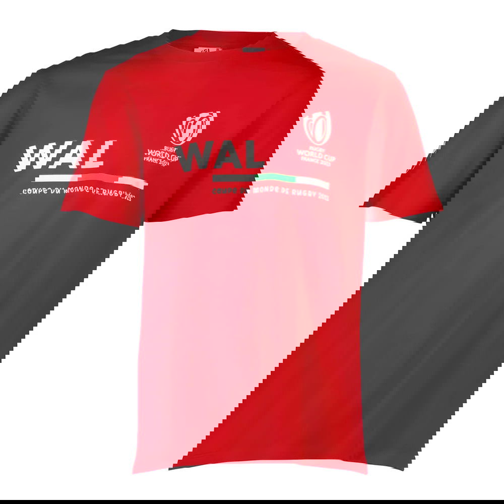 Rugby World Cup 2023 Wales Supporter T-shirt - Red