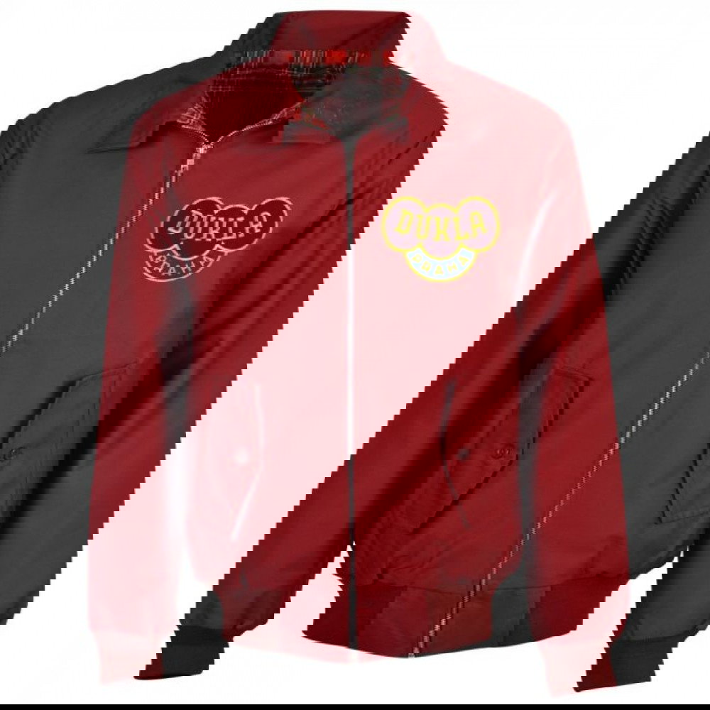 Dukla Prague Maroon Harrington Jacket