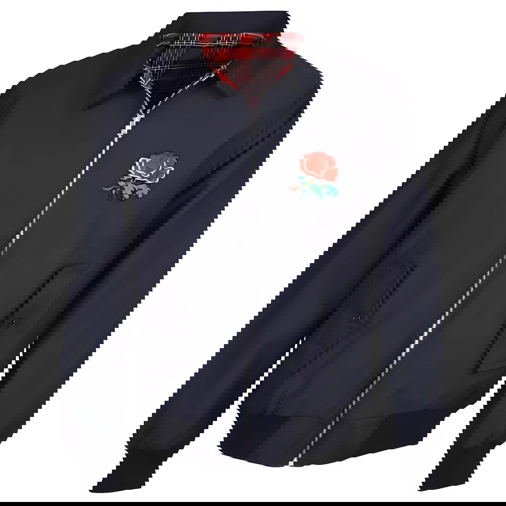 England Rugby Navy Harrington Jacket