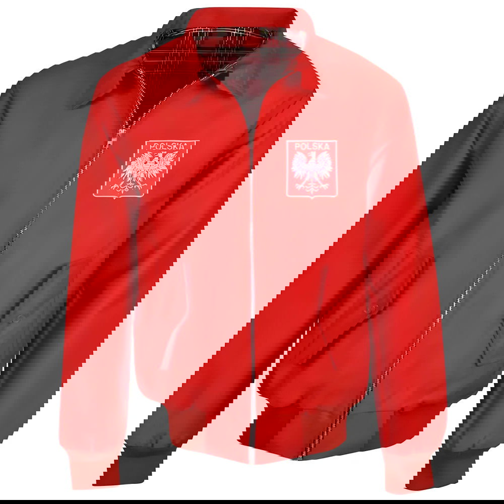 Poland Red Harrington Jacket