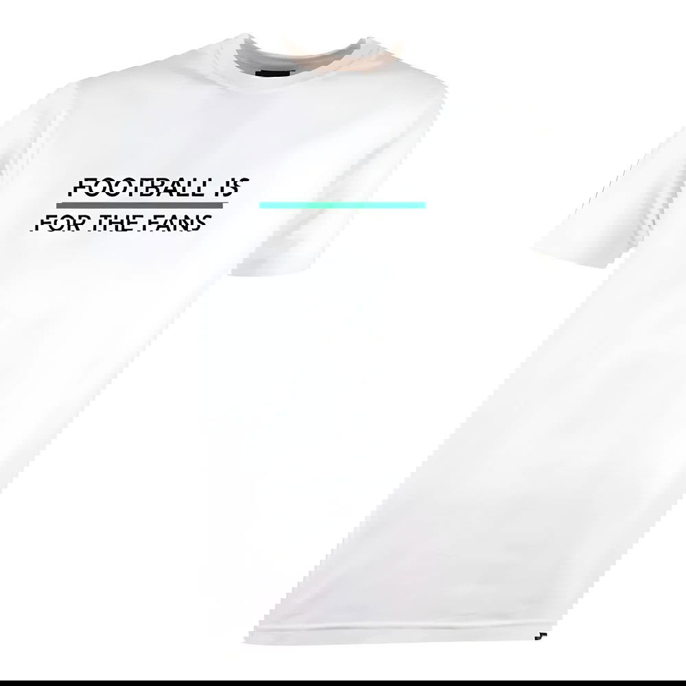 Emerald Football is for the Fans - White T-Shirt