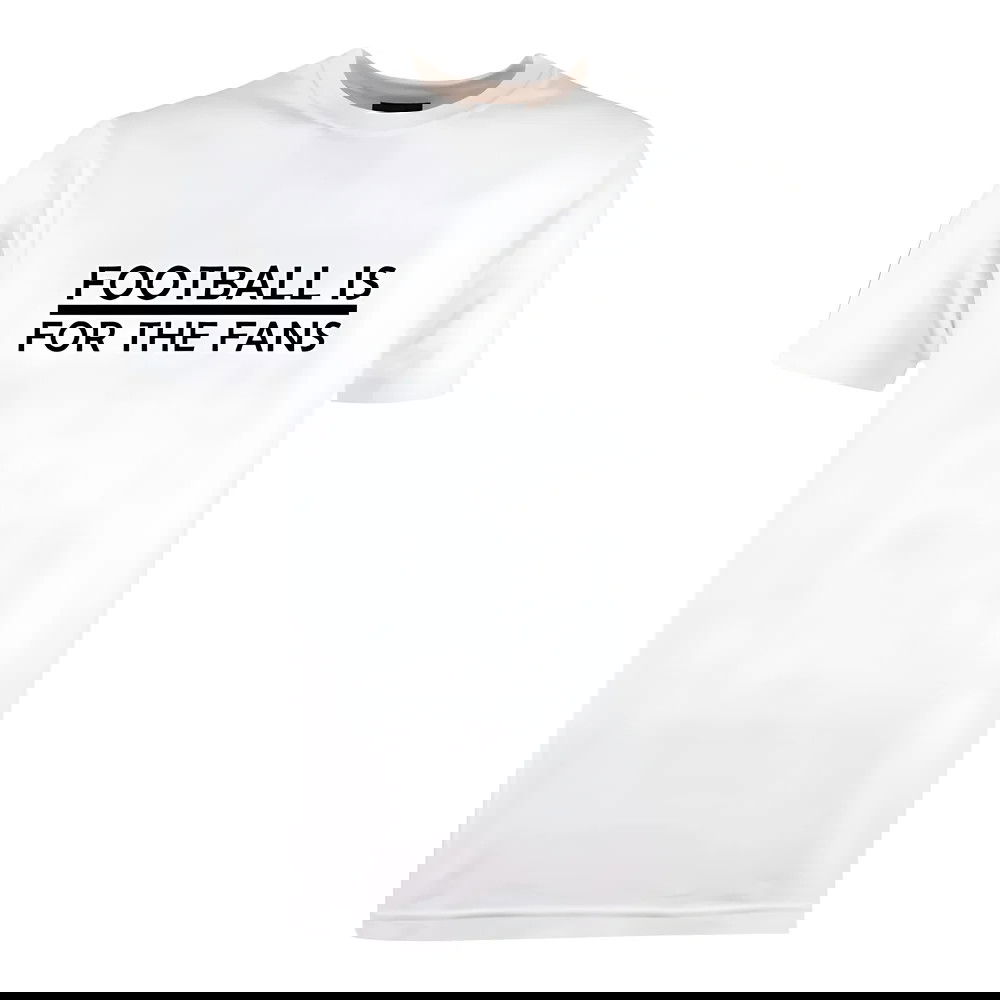 Black Football is for the Fans - White T-Shirt