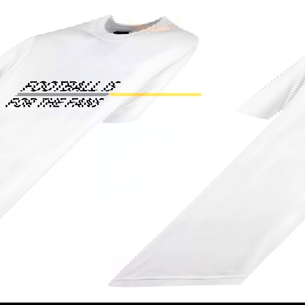 Orange Football is for the Fans - White T-Shirt