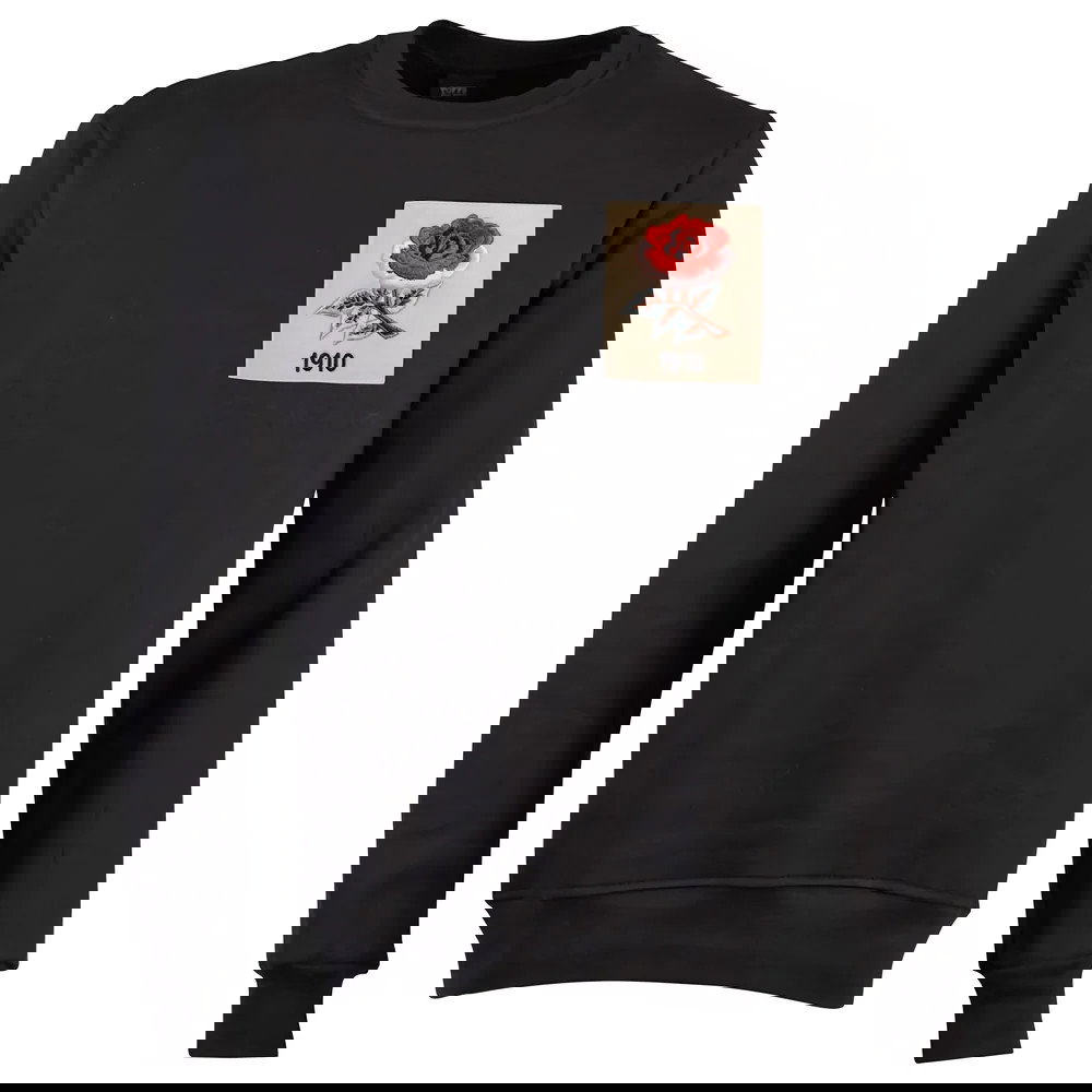 England Rose 1910 Black Sweatshirt
