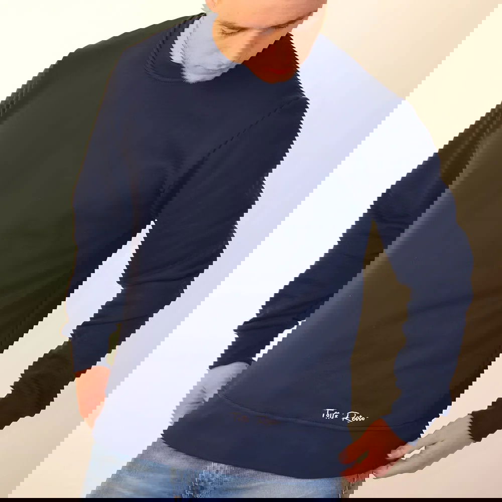 Toffs Retro Navy Sweatshirt