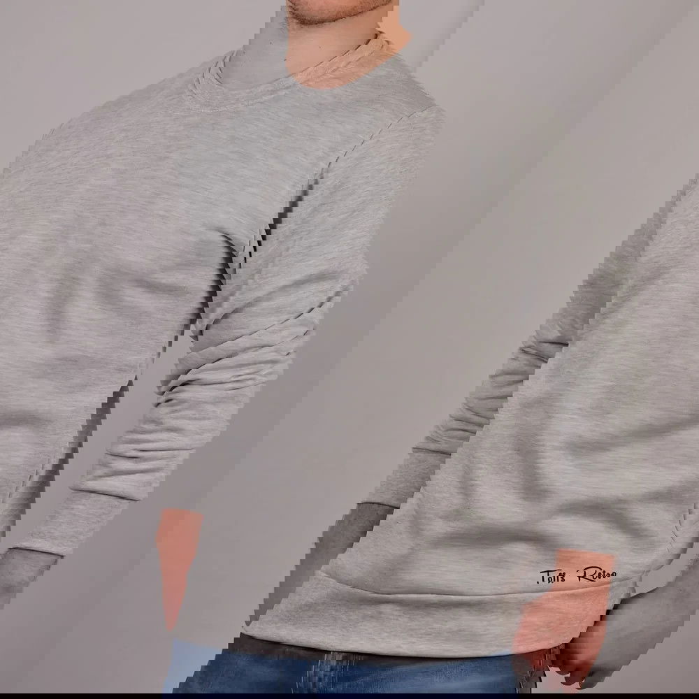Toffs Retro Light Grey Sweatshirt