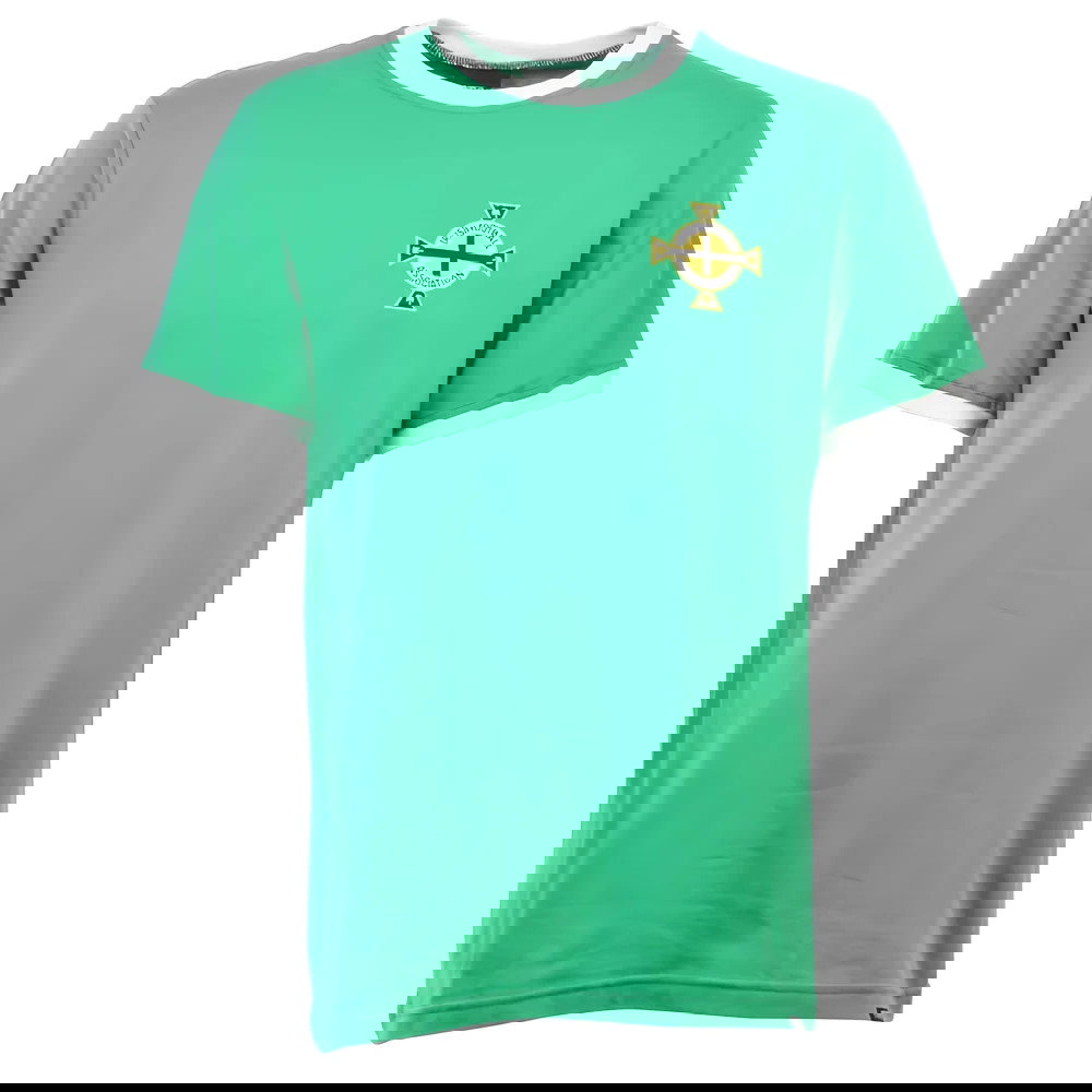 Northern Ireland 12th Man T-Shirt - Green/White Ringer