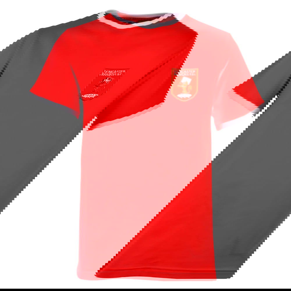 Doncaster Rovers 12th Man T-Shirt - Red/White Ringer
