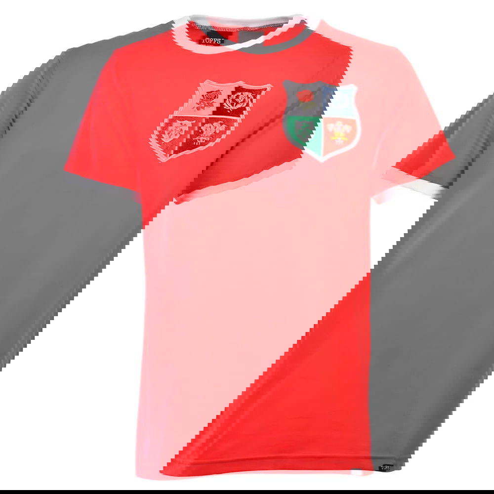 British & Irish Lions 1970's T-Shirt - Red/White