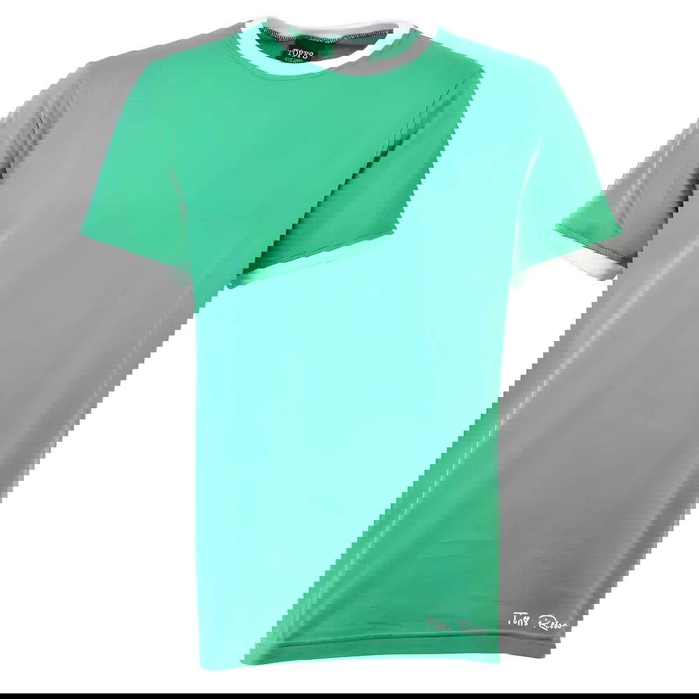 Toffs Retro Green/White Tee Shirt