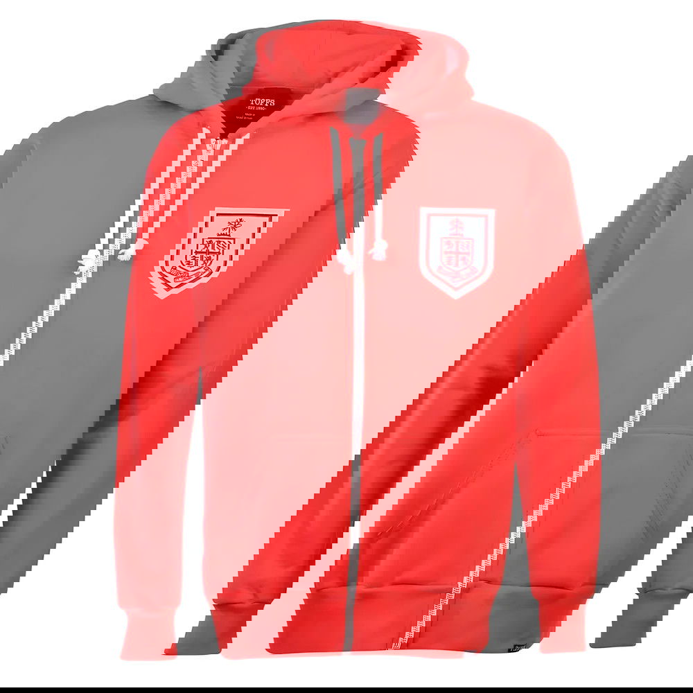 Bournemouth Zipped Hoodie - Red