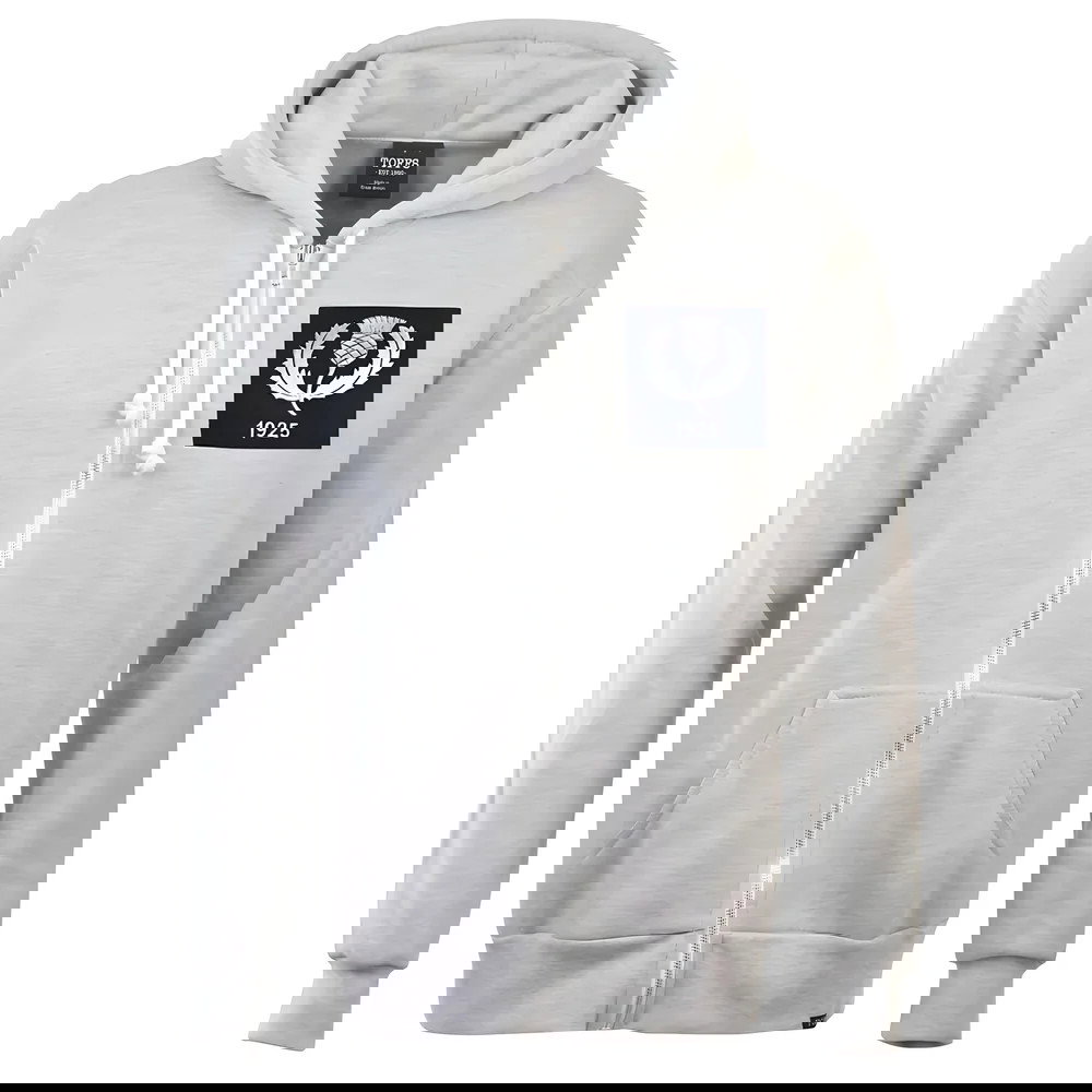 Scotland Thistle 1925 Vintage Zipped Hoodie - Light Grey