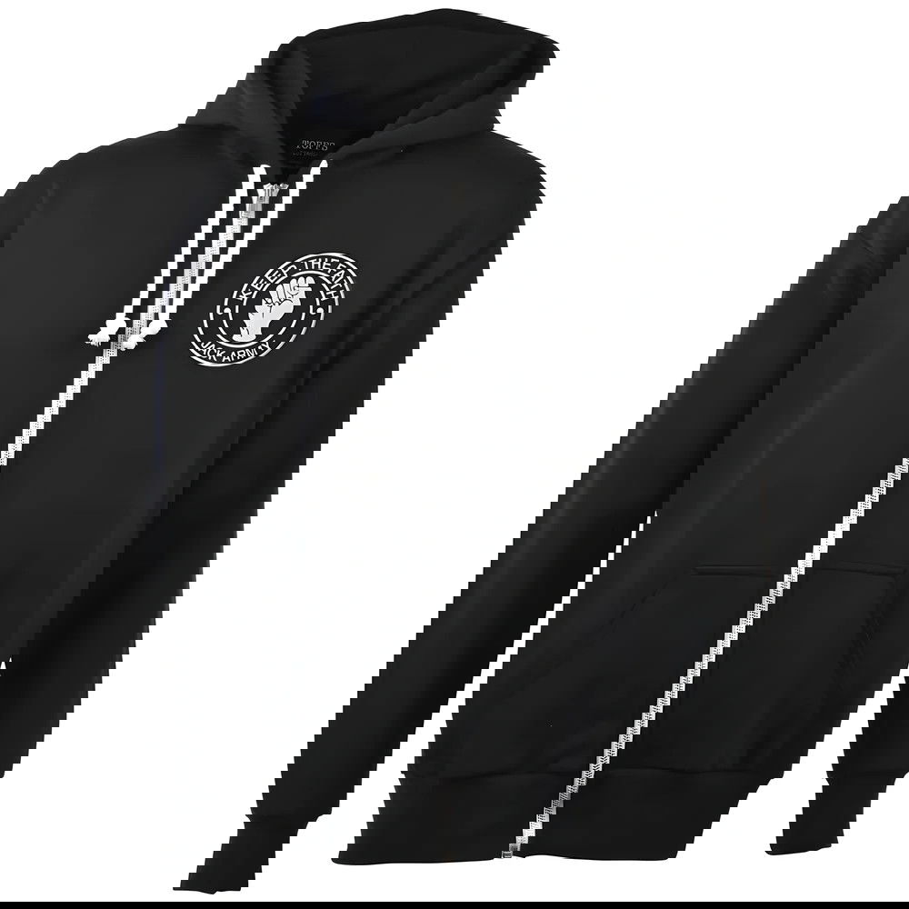 Swansea City Jack Army Zipped Hoodie - Black