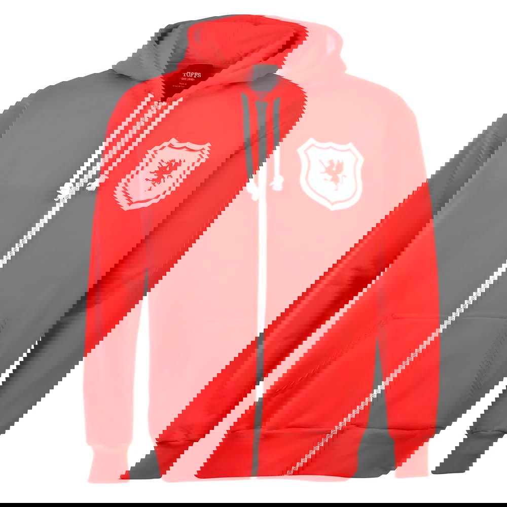 Wales Football Club Zipped Hoodie - Red