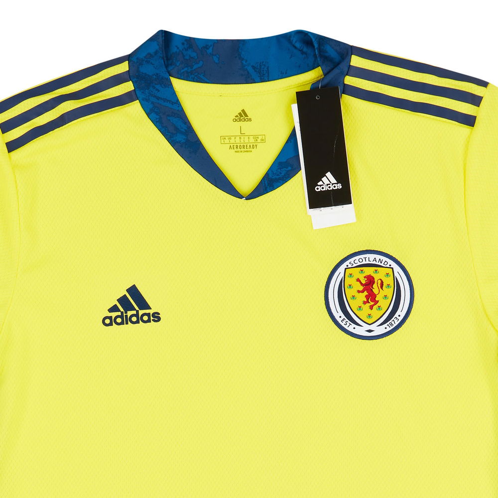 2020-21 Scotland Goalkeeper Shirt Yellow