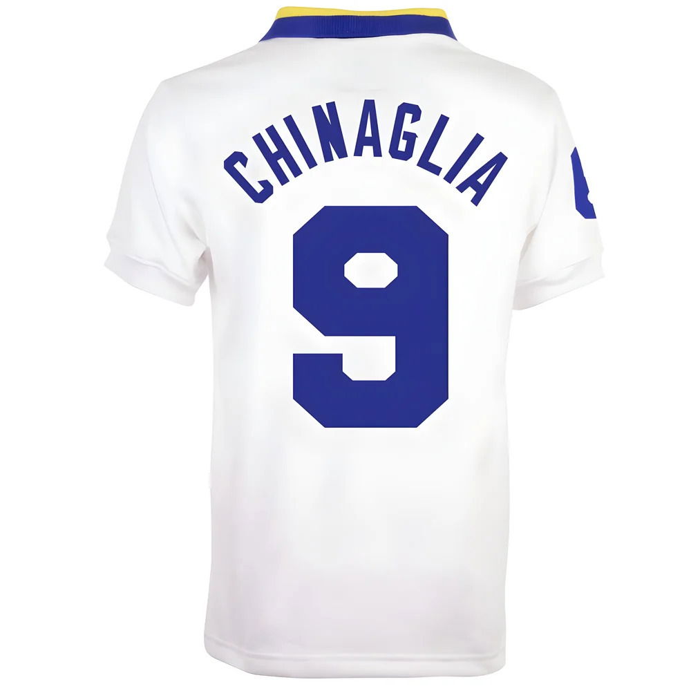 New York Cosmos 1980 White Shirt Chinaglia 9