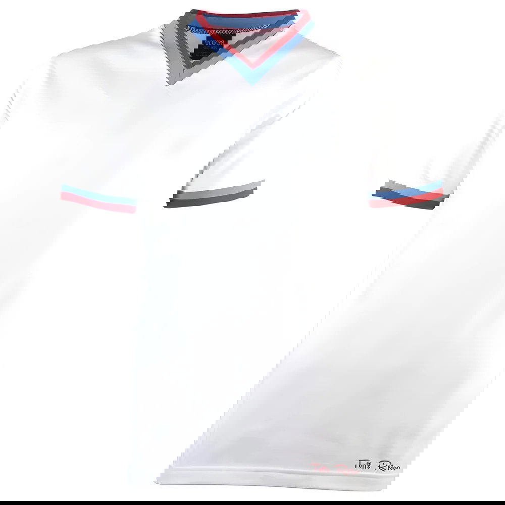 Toffs Classic Retro White Short Sleeved Shirt