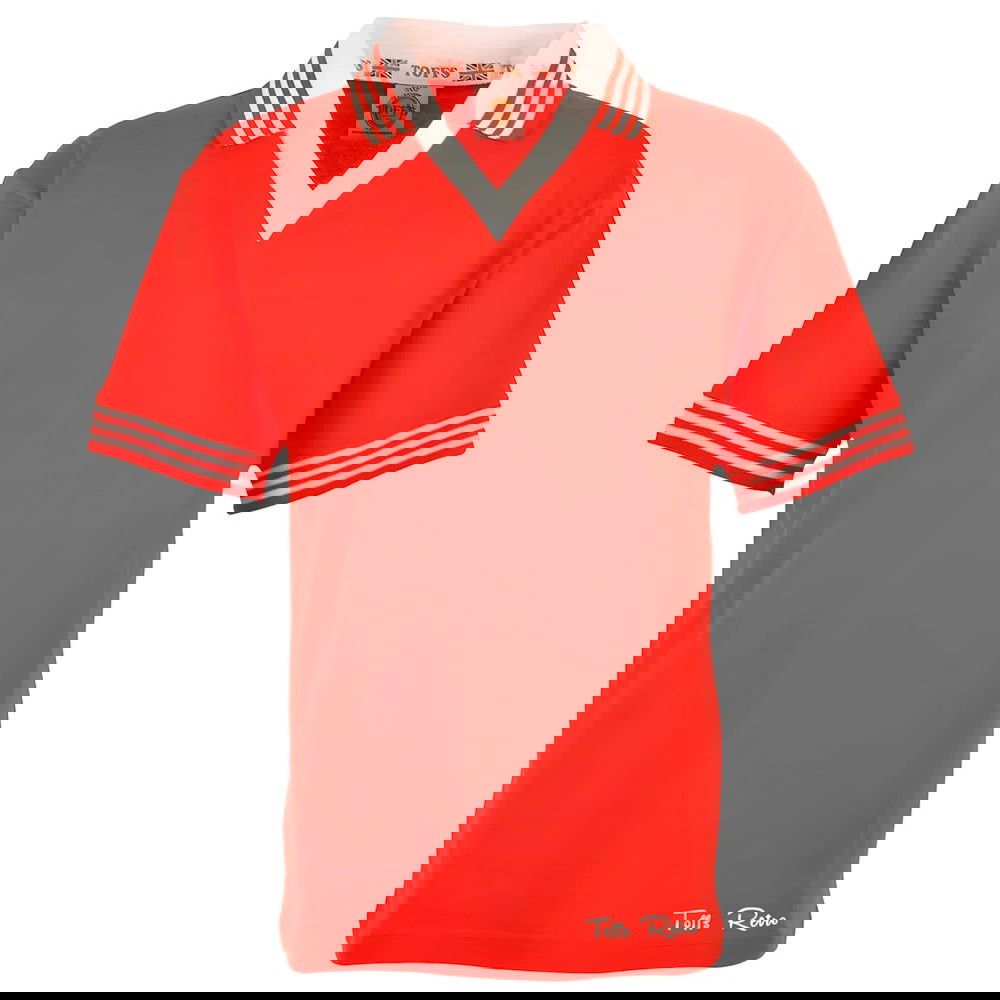 TOFFS Classic Retro Red Short Sleeved Shirt