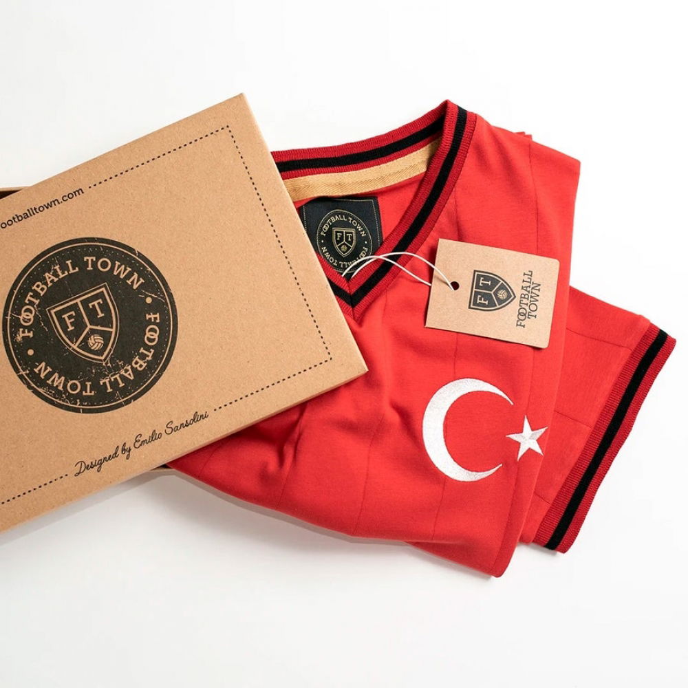 Vintage Turkey Home Ay-Yildizililar Soccer Jersey