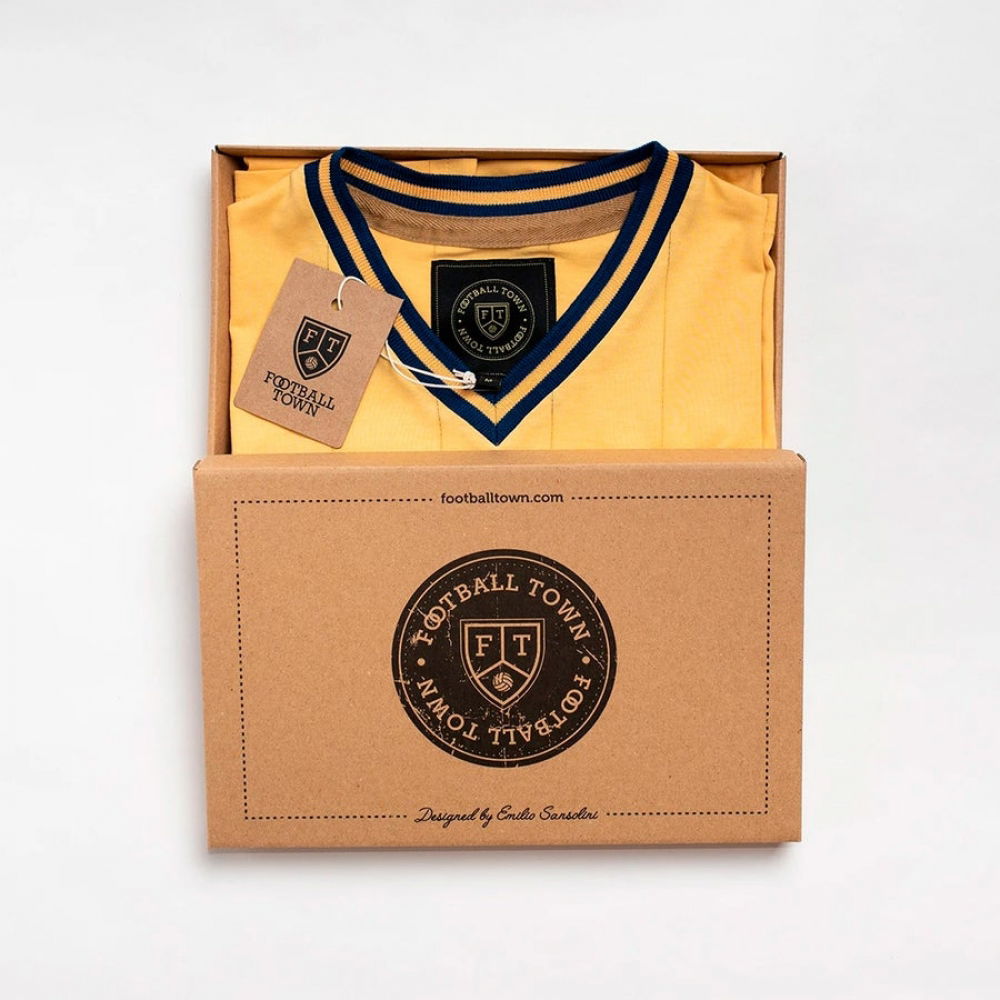 Vintage Sweden Blågult Soccer Jersey