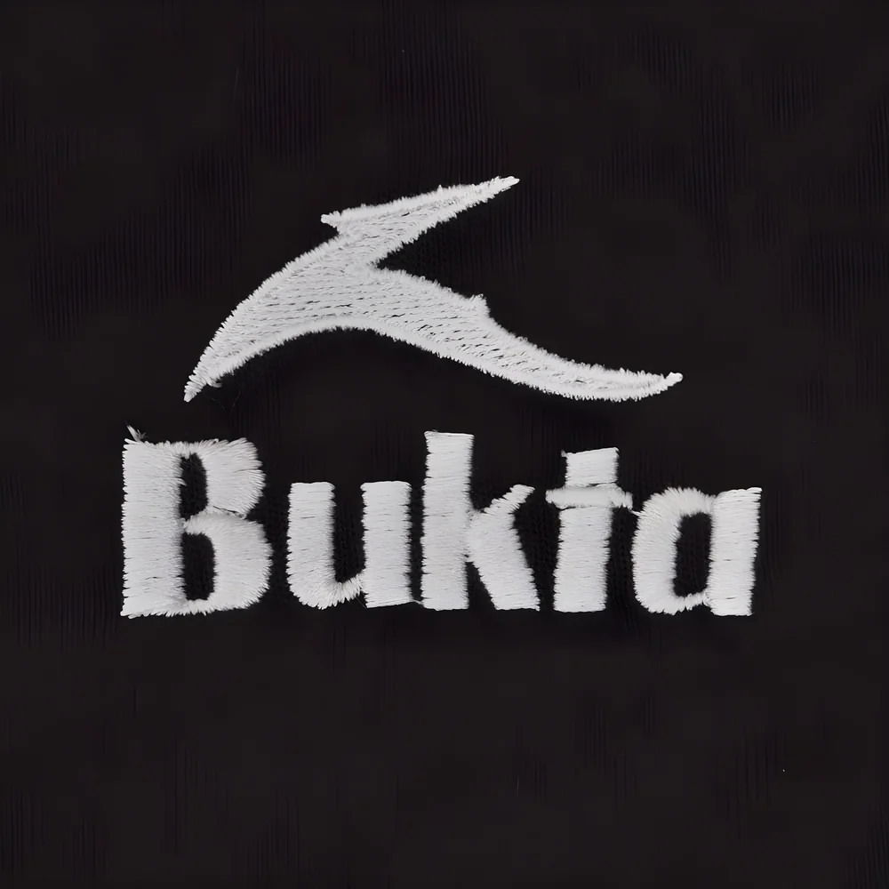 BUKTA Track Top Black with White Panels/Cuffs
