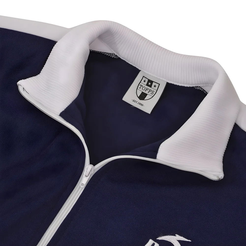 BUKTA Track Top Navy with White Panels/Cuffs/W'Band