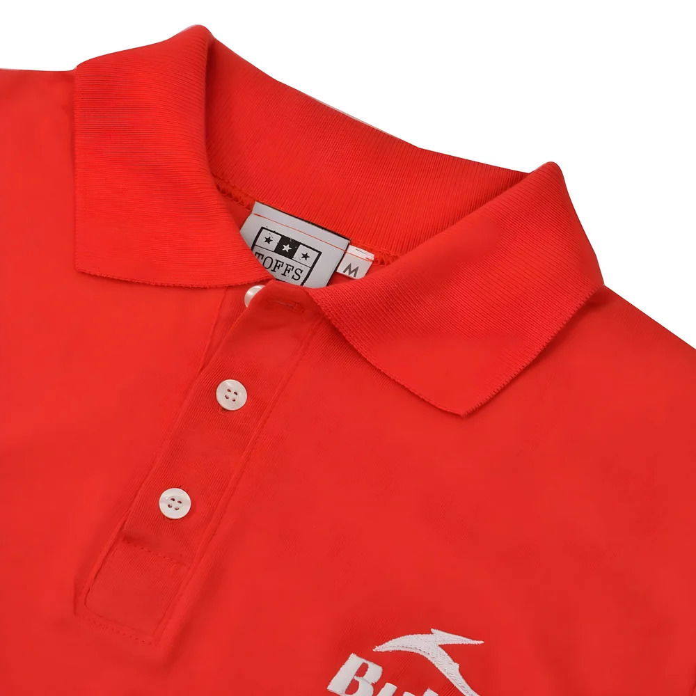 BUKTA Heritage Polo Red with White Cuffs