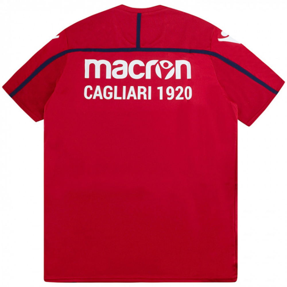 2018-2019 Cagliari Macron Training Shirt (Red)