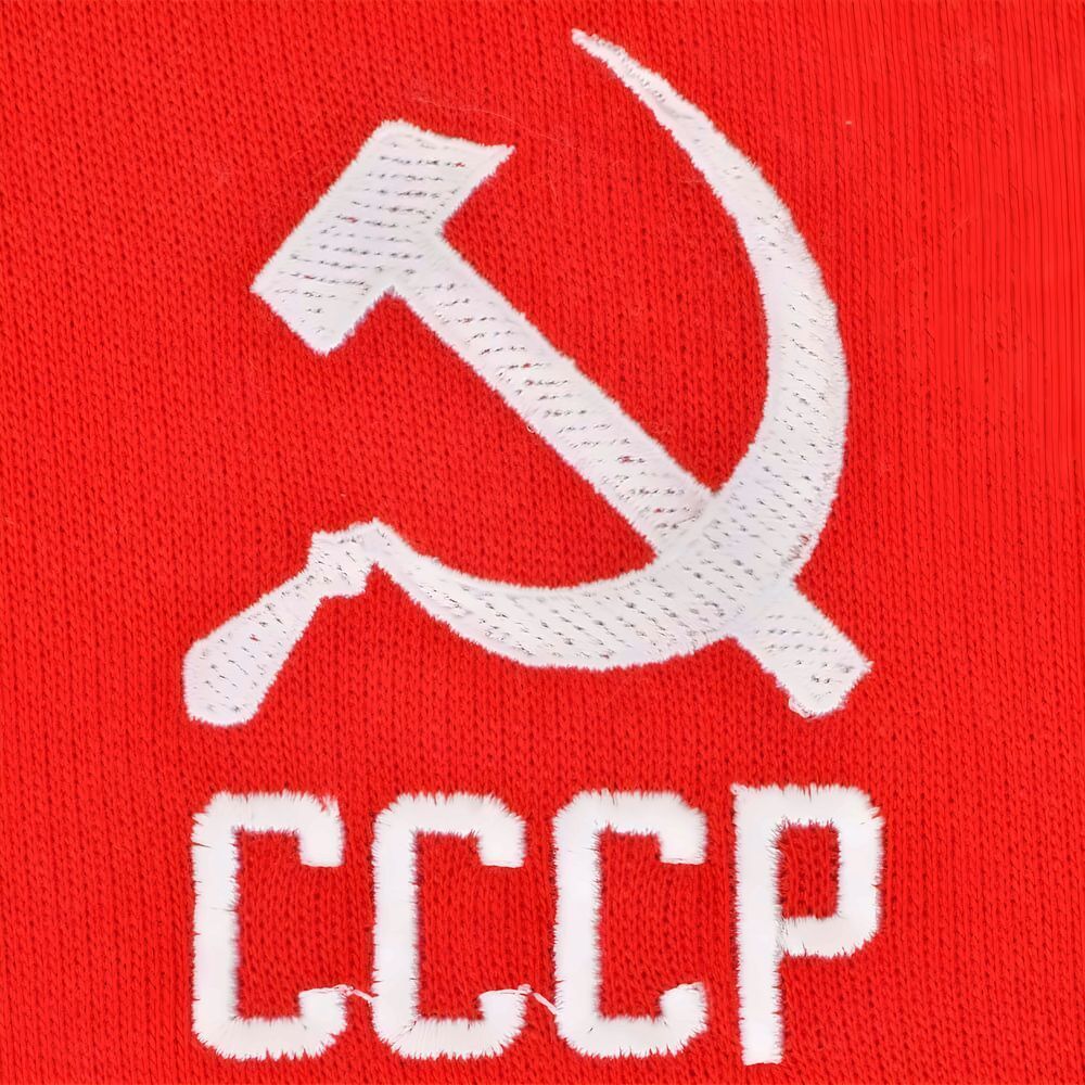 Soviet Union (CCCP) Number 01 Retro Hoodie - Red