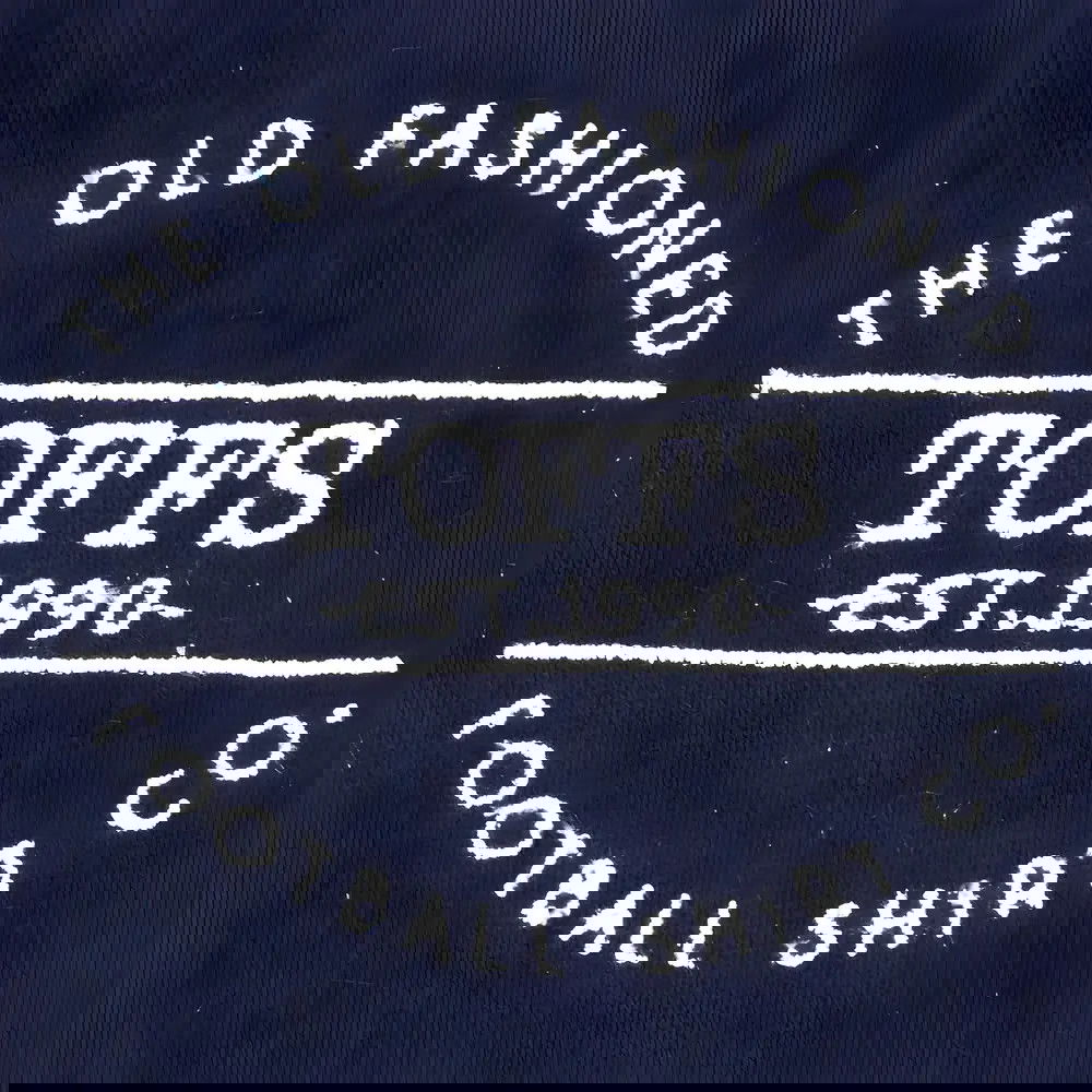 The Old Fashioned Football Shirt Co. Hoodie - Navy/White