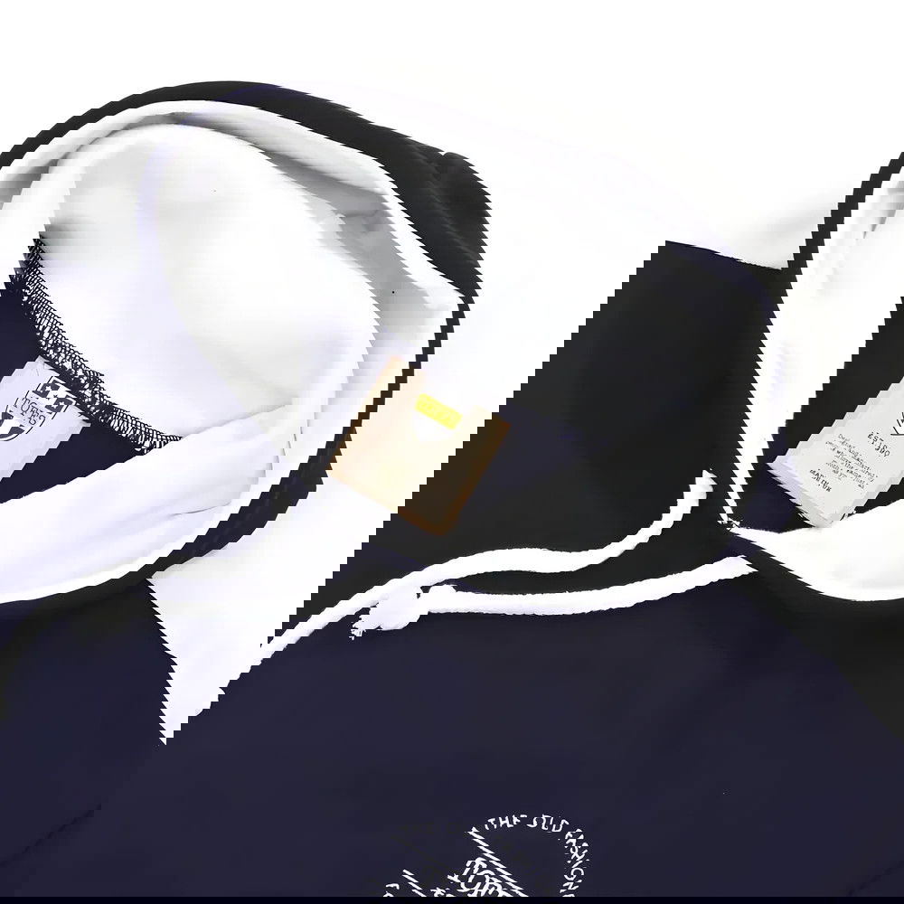 The Old Fashioned Football Shirt Co. Hoodie - Navy/White