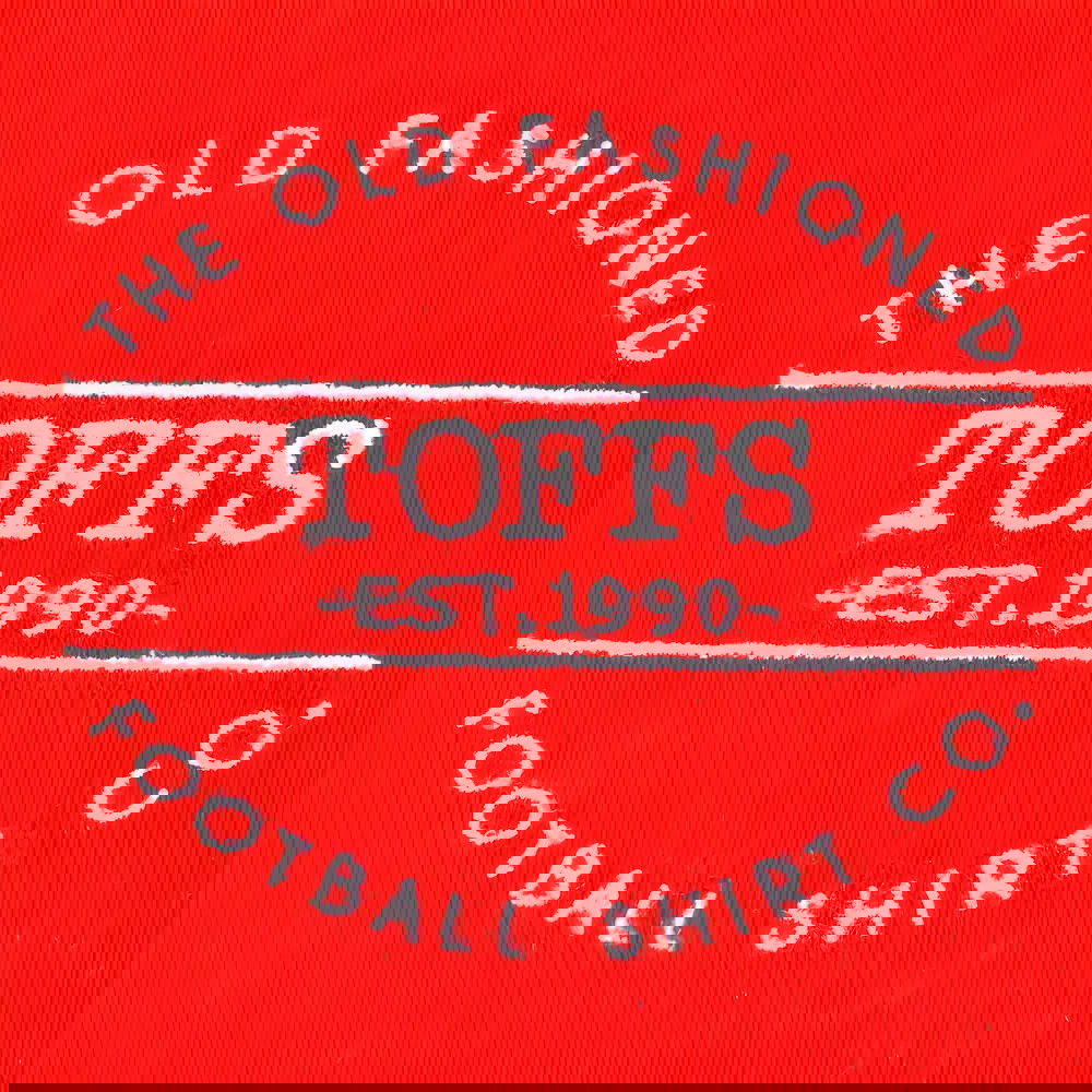 The Old Fashioned Football Shirt Co. Hoodie - Red/White