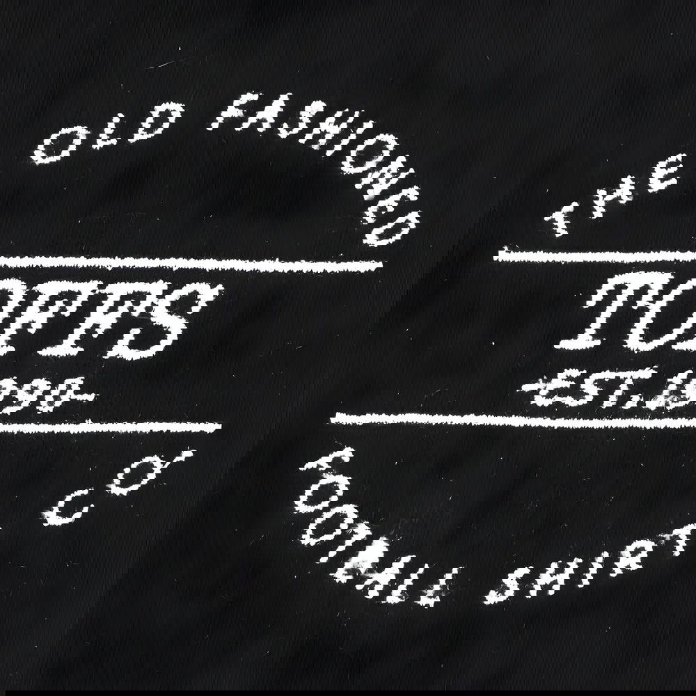 The Old Fashioned Football Shirt Co. Hoodie - Black/White