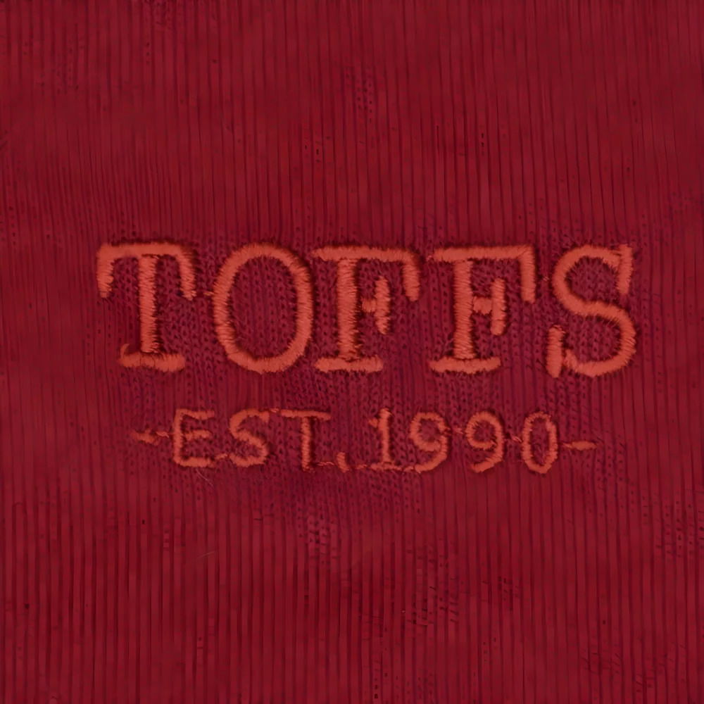 TOFFS Est 1990 Track Top - Maroon/Amber