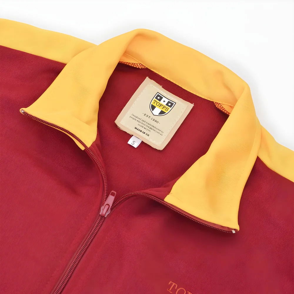 TOFFS Est 1990 Track Top - Maroon/Amber
