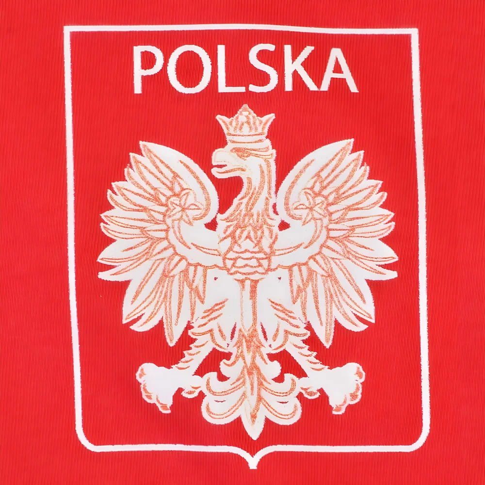 Poland 12th ManT-Shirt - Red/White Ringer