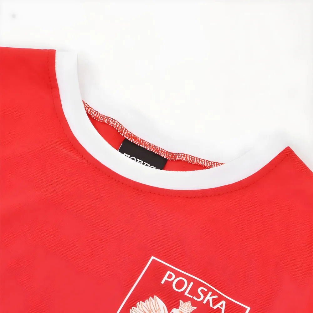 Poland 12th ManT-Shirt - Red/White Ringer
