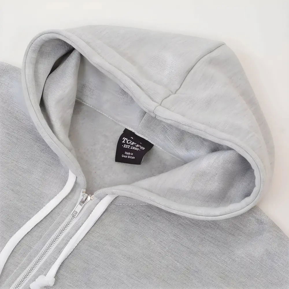Pennarello: LPFC Zidane Zipped Hoodie - Light Grey