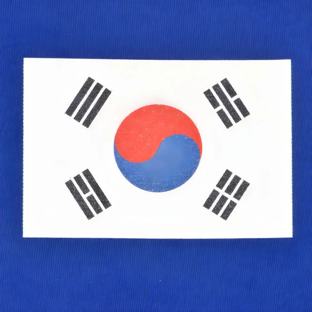 South Korea 12th ManT-Shirt - Royal/White Ringer