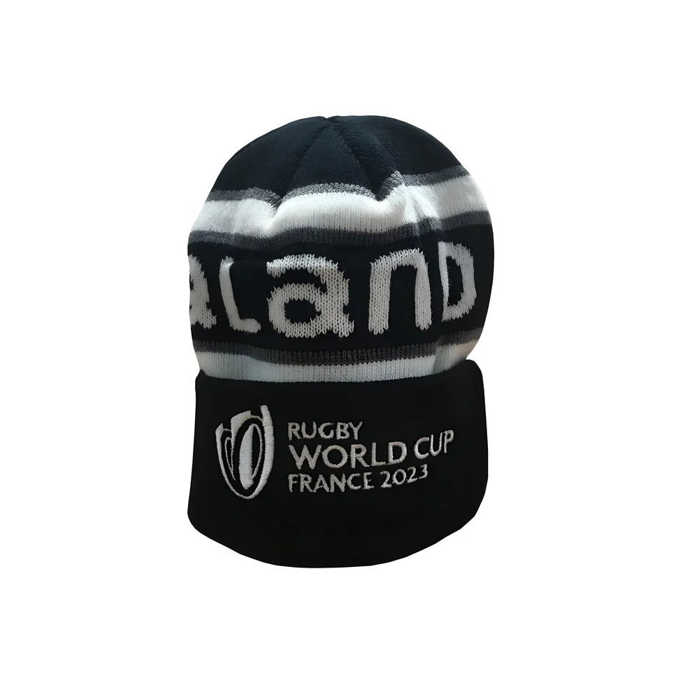 Rugby World Cup 2023 New Zealand Beanie - Black
