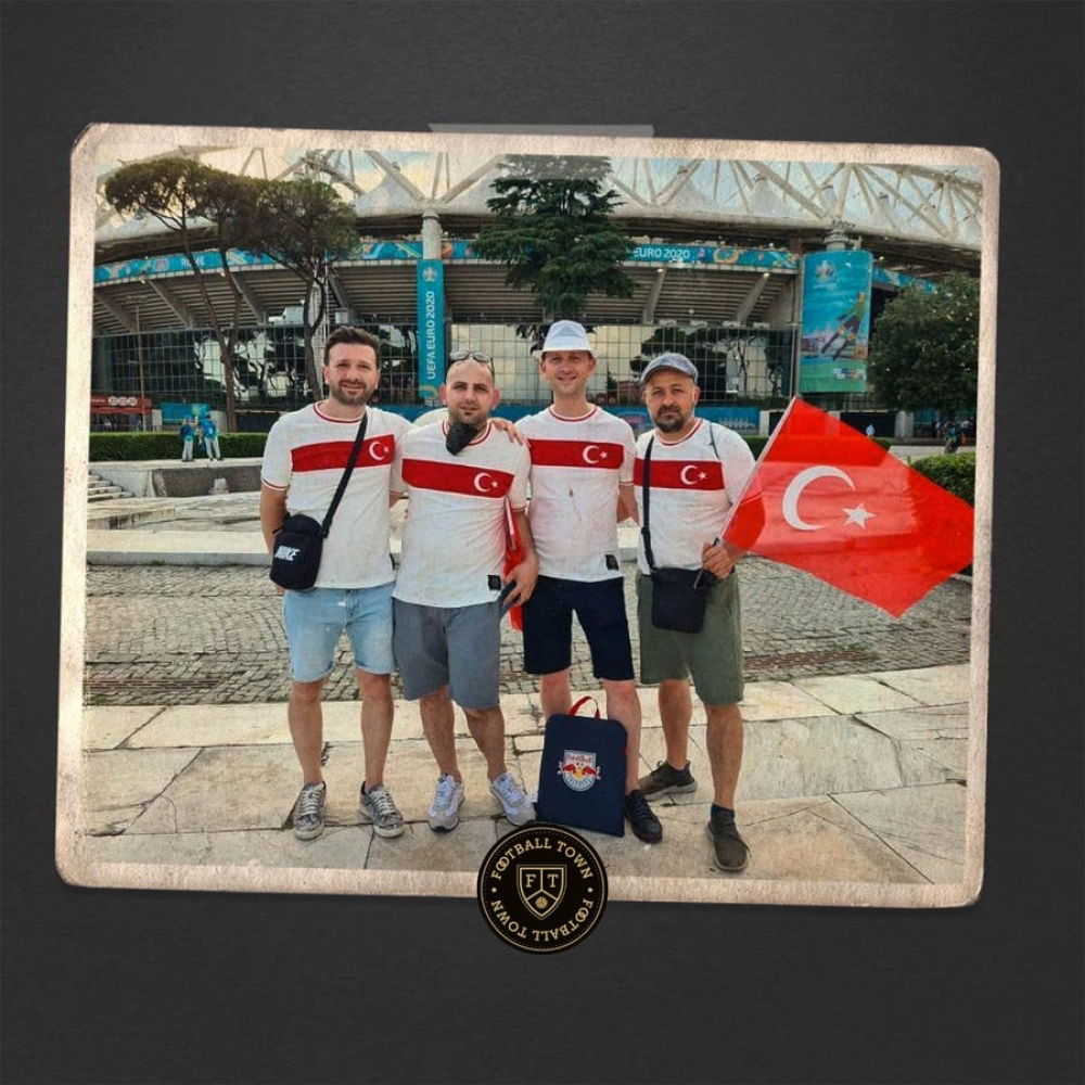 Vintage Turkey Away Ay-Yildizililar Soccer Jersey