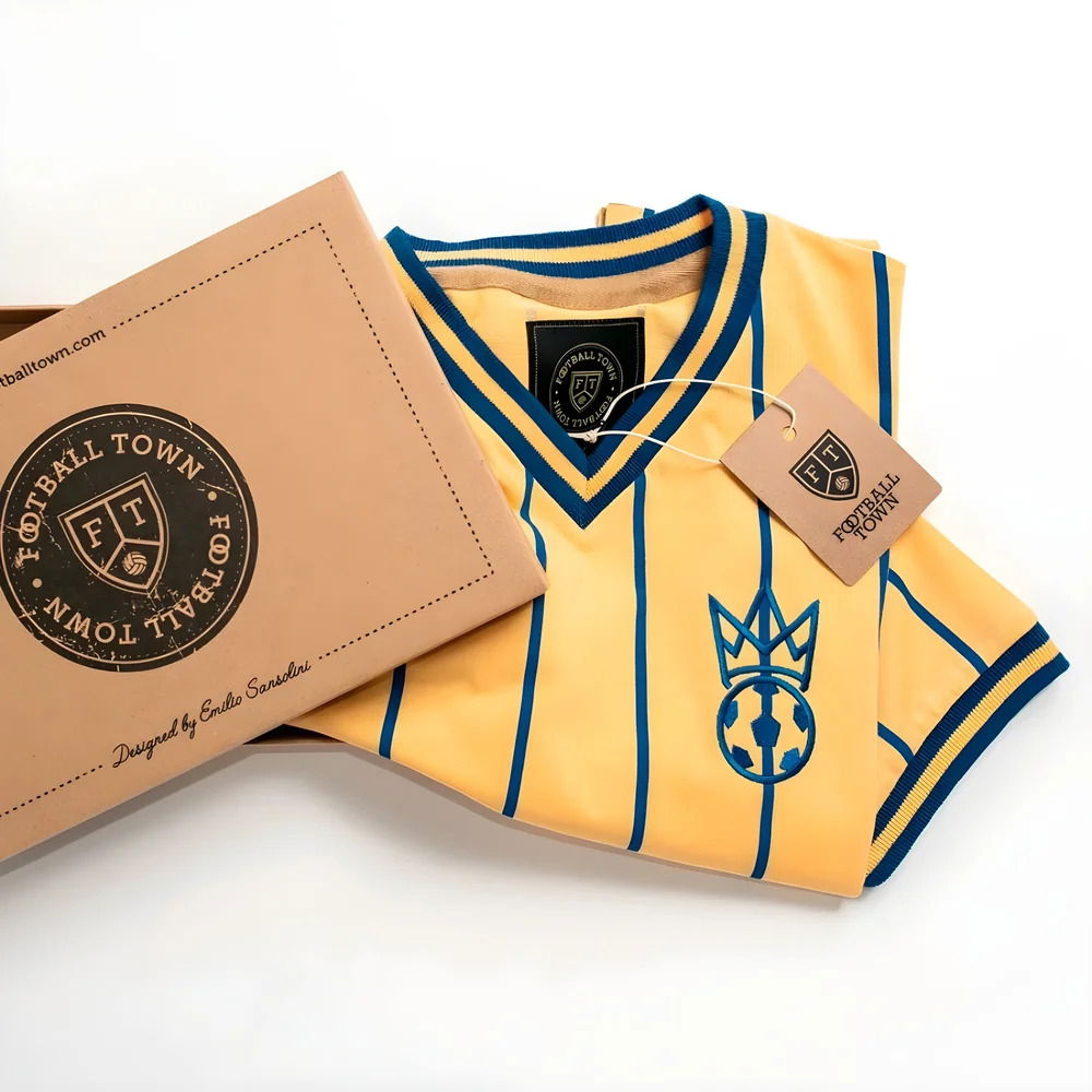 Vintage Ukraine Tryzub Soccer Shirt