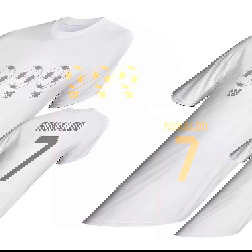 Ronaldo Player of the Year Tee (White)